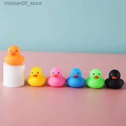 Sand Play Water Fun Baby shower toy cute little yellow duck bathroom swimming water soft floating rubber squeezing sound Q2404262