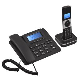 Accessories D2002 TAM Expandable Corded/Cordless Phone System Answering Machine Caller ID/Call Waiting Handset/Base Speakerphones 8 Language