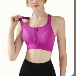 Bras Sports Bra Yoga Front Zipper Fitness Women Sportswear Feminine Sport Top Bras Fitness Female Underwear Jogging Push Up Lingerie