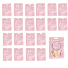 Storage Bags Bag Transparent Package For Small Business 20pcs Food Candy And Packaging