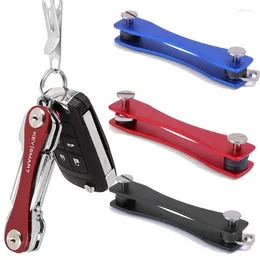 Keychains Smart Key Holder Portable Pouch Bag Wallet Keychain Car Housekeeper Pocket Metal Organizer Tools Men