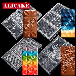 Moulds Polycarbonate Chocolate Moulds for Candy Bar Acrylic Mould Professional Baking Pastry Confectionery Utensils Cake Bonbons Moulds