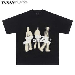 Men's T-Shirts Oversized T Shirt Men Quick Drying Hip Hop T-Shirt Vintage 90s Streetwear Anime Harajuku Fashion Short Sleeve Top Gothic Clothes Q240425