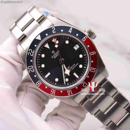High Grade Version Tudery Designer Wristwatch Rudder Red Blue Circle 41m Fine Steel Mechanical Mens Watch 79830rb Watches