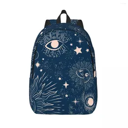 Backpack Laptop Unique Space Galaxy Constellation Zodiac Star School Bag Durable Student Boy Girl Travel