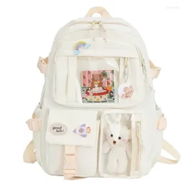 Backpack Canvas Schoolbags For Teenage Girls Boys Study Book Women Laptop Rucksack School Bags Travel Bagpack