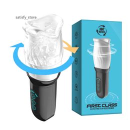 THE MALE ROSE Adult Sex Toys For Men Masturbator Automatic Rotating Sucking Spinning Cup Stroker Sleeve Penis Vibrator