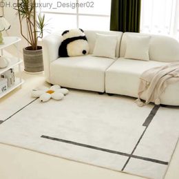 Carpet Modern bedroom decoration plush carpet large area thick floor mat fluffy and soft childrens Q240426