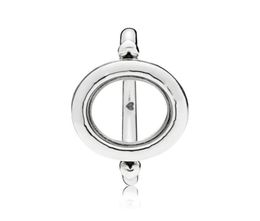 New Trendy 925 Sterling Silver Fashion Signature Floating Locket Ring For Women Wedding Party Gift Fine Europe Jewelry Original D17411488