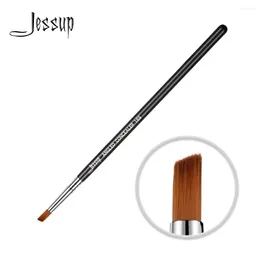 Makeup Brushes Jessup ANGLED CONCEALER Single Brush Eye 1pc Professional Fibre Hair Wooden Handle Beauty Cosmetic Tool 169