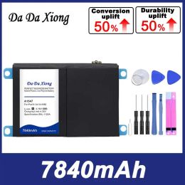 Batteries 100% Original 7840mAh Bateria For iPad 6 Air 2 A1566 A1567 A1547 Battery Free DoubleSided Tape Sticker
