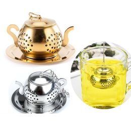 304 Stainless Steel Tea Strainers Teapot Tray Spice Tea Balls Herbal Filter Teaware Accessories Kitchen Tools Tea Infuser
