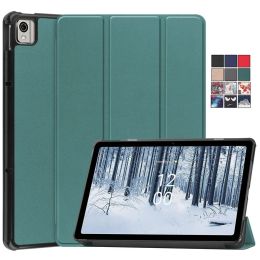 Case For Nokia T21 T 21 T20 Case 2022 10.4 inch PU Leather TriFolding Stand Magnetic Flip Cover for Funda Nokia T21 2022 Tablet Kids