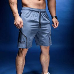 Men's Shorts GYM Muscle Fitness Casual Running Five-point Pants Mens Basketball Training Quick-drying Breathable Training Shorts d240426