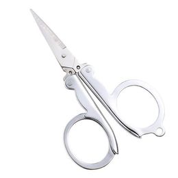 Mini Folding Scissors Simple Ancient Household Tailor Shears For Embroidery Sewing Portable Hand Tools