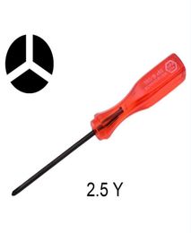 Whole Red 25mm Y Screw Driver High Quality 25Y Tri Wing Screwdriver Key 2000pcslot8079279