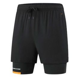 Men's Shorts 2023 new summer vacation two-piece mens beach quick drying running board black shorts casual oversized 8XL 9XL long pants J240426