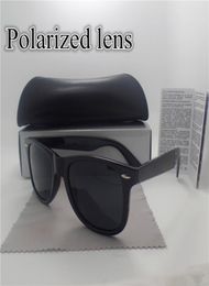 Polarized lens Fashion New Men Women Sunglasses UV Protection Sport Vintage Sun glasses Retro Eyewear With box and case1721356