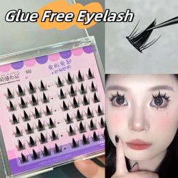 Eyelashes Gluefree Reusable Selfadhesive False Eyelashes Lower Eyelash Natural Segmented Manga Long Thick Lashes Extension Beauty Tool