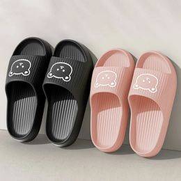 Women Slippers Home Sandals Cartoon Flip Flops Beach Men Summer 2024 Couple NoSlip Soft Sole Slides Shoes 240417