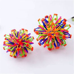 Magic Ball Funny toy kid telescopic toy Expanding Sphere Mini Ball Kids Toy Rainbow Colourful Flower Magic Ball 286Q