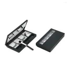 Storage Bottles Empty 4 Colours Eye Shadow Palette DIY 5 Make Up Refillable Case With Aluminium Pan Mirror 24pcs