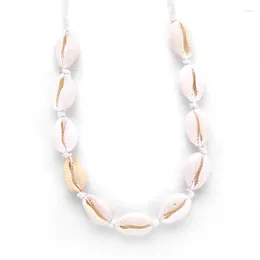 Chains Shell Necklace Womens Accessories Summer Beach Personality Casual Short Collarbone