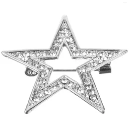 Brooches Women's Decorative Stylish Pageant Corsage Pentagram Suit Brooch Pin Breastpin For Business Wedding Party