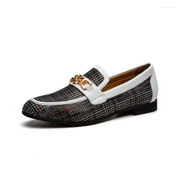 Casual Shoes 2024 Stylish Men's Loafers Handmade Slobs Comfortable Classic Shoes.Zapatos Hombre A15