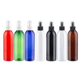 25pcs 250ml Empty Spray Bottle Cosmetics Packaging Makeup Container With Mist Spray Pump Perfume Dispenser Wholesale 250cc Round 240416