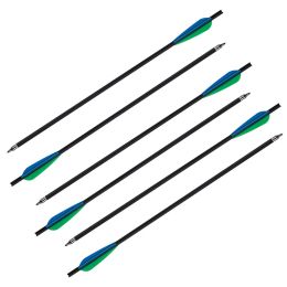 Arrow 8.8mm Diameter 20 Inch Carbon Fiber 6/12/24/36 Pieces Removable Arrow Crossbow Bolts Carbon Arrows For Outdoor Archery Hunting
