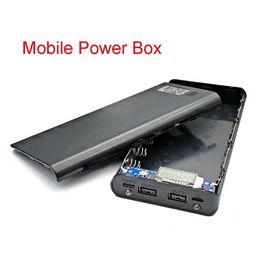 Cell Phone Power Banks DIY power pack 18650 battery box power pack storage box power pack charging box 8 * 18650 miniature C-type interface 240424