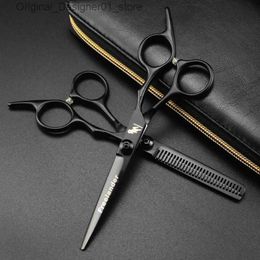 Hair Scissors Professional 6-inch hairdresser hairdresser Q240426