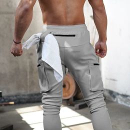 Pants 2024 NEW Men pants Sweatpants Man Gyms Workout Fitness Sports Trousers Male Running Skinny Track Pants Training Jogger Pants men