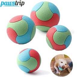ペット犬のおもちゃ噛む抵抗性の弾力のあるボールおもちゃのための小さな大きな犬の歯のクリーニングボールチューおもちゃペットトレーニング製品