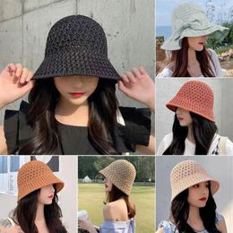 Wide Brim Hats Outdoor Women Men Unisex Fisherman Hat Suede Panama Breathable Cap Sunshade Bucket