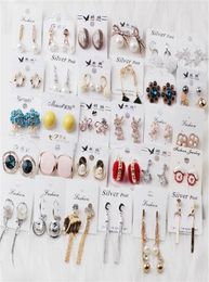 10Pairs Lot Mix Style Crystal Fashion Earring Stud Nail For DIY Craft Jewelry Gift PA02 274l2727785