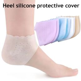 Tool 2Pcs New Silicone Feet Care Socks Moisturising Gel Heel Thin Socks with Hole Cracked Foot Skin Care Protectors Foot Care Tool