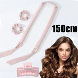 Tools 150cm Long Heatless Hair Curler Sleeping Soft Wave Formers Curling Rod Headband Curls Beauty Lazy Hair Roller Hairstyle Tool