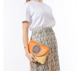 Straw Woven Purse Casual Mini Handwoven Woman Crossbody Phone Bag Fashion Travel Satchel Handbag For Girls Messenger Bags