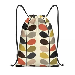 Shopping Bags Multi Stem Tomato Orla Kiely Pattern Drawstring Backpack Men Women Lightweight Gym Sports Sackpack Sacks For Training