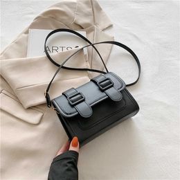 Eşyalar çuvallar kadın 2023 yaz yeni modaya uygun küçük omuz çantası minimalist küçük kare çanta gündelik crossbody niş tasarımcı çanta çantası kadın 1