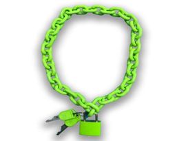 Chains FishSheep Rock Punk Acrylic Chain Lock Pendant Necklace For Women Men Chic Neon Chunky Long 2022 Fashion JewelryChains2446505