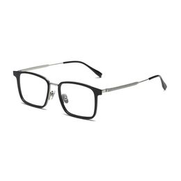 Optical Eyeglasses For Men Women Retro GMS 611 Designer Fashion Sheet Glasses Titanium Frame Detailed Elasticity Square Style Anti-Blue Light Lens Plate With Box