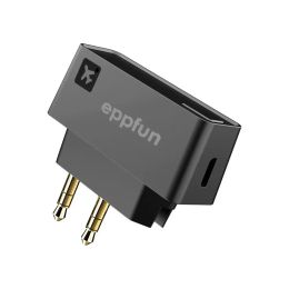 Adapter eppfun AK3046E Bluetooth 5.0 Aeroplane Transmitter with 3.5 mm Jack Audio Adapter Dongle for Earbuds Headphones