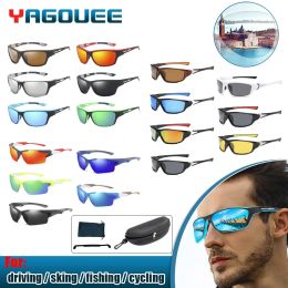 Eyewears Mens Sun Glasses UV Protection Sport Polarized for Men Hiking Outdoor Sports Windproof Sand Bicycles Sunglass Sport Sunglass