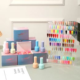 Gel Beauty 120 Colors JR Nail Polish 6colors/box Private Label UV Gel Semi Cured Long Lasting Soak off Gel Polish