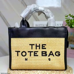 Womens mens weave Marc the tote Designer bag snapshot Luxury handbag Raffias Crossbody shop Crochet Bags Straw Beach gym weekender pochette clutch Shoulder hand bag