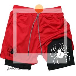 Anime Hunter X Gym Shorts for Men Breathable Spider Performance Summer Sports Fitness Workout Jogging Short Pants 240412 339