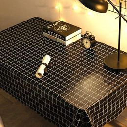 Table Cloth C15wholesale Plaid Printed Pvc Tablecloth Modern Simple Home Fresh Nordic Ins Coffee El